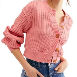 Free people cropped cardigan